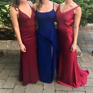 BCBGMazria Long Asymmetrical Dress